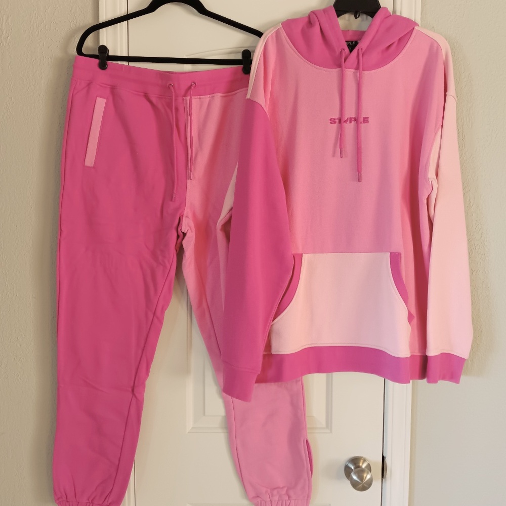 STAPLE 2-piece matching set Hoodie and Joggers 3XL